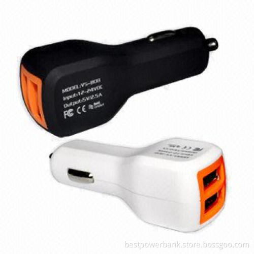 Hot Private Tooling Good Appearance Dual USB Car Charger for Mobile Phones